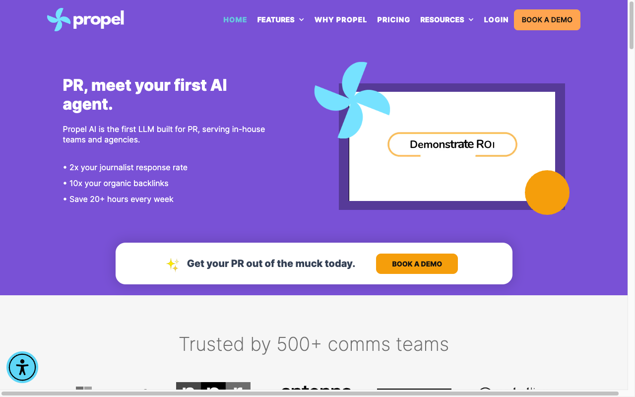 Propel interface